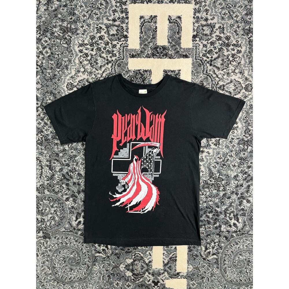 Pearl Jam 2008 Anvil Rock Band Grunge Tour T-Shirt adult Medium Organic Vintage